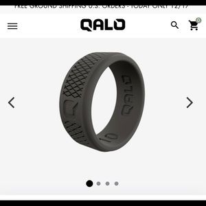 Qalo men’s band sz 8 (never worn, brand new) grey